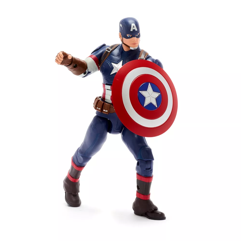Disney Store Figurine Captain America Articulée Et Parlante 3 Disney Store Figurine Captain America Articulée Et Parlante