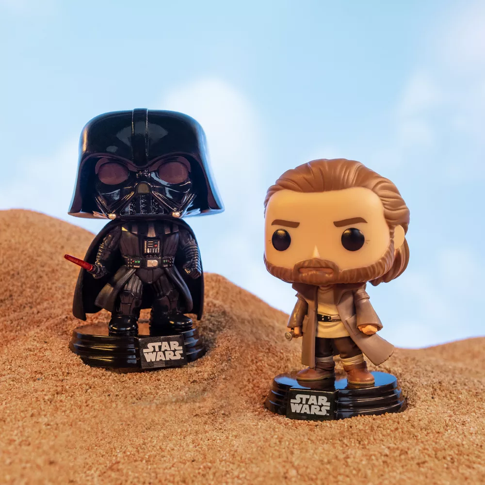 Funko Coffret Figurines Obi-Wan Kenobi Et Dark Vador Pop! En Vinyle 4 Funko Coffret Figurines Obi-Wan Kenobi Et Dark Vador Pop! En Vinyle – Image 2