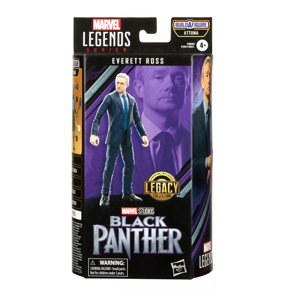 Hasbro Figurine Everett Ross Articulée 15 cm Marvel Legends Series, Black Panther 8 Hasbro Figurine Everett Ross Articulée 15 cm Marvel Legends Series, Black Panther – Image 6