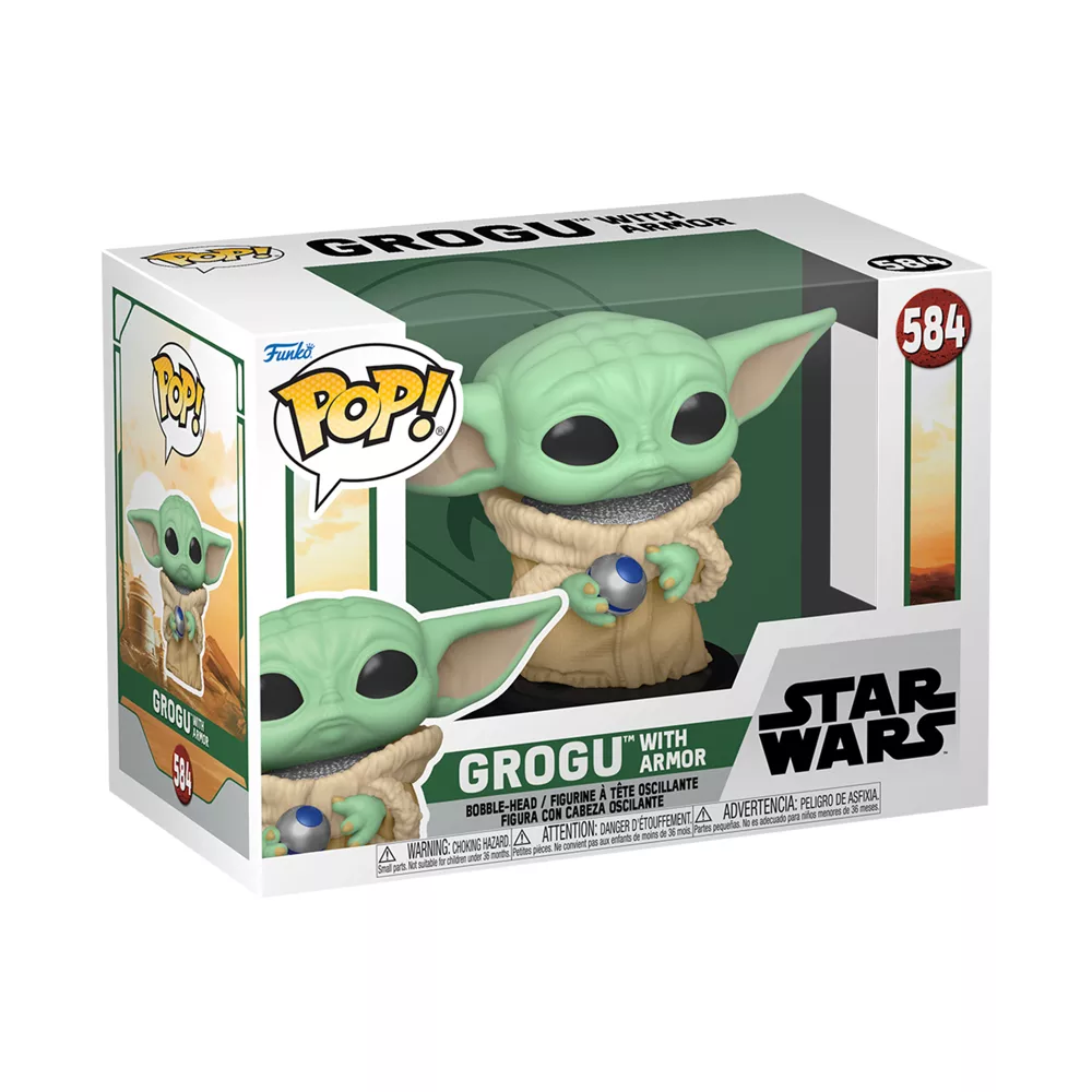Funko Figurine Grogu En Armure Pop! En Vinyle, Star Wars : Le Livre De Boba Fett 4 Funko Figurine Grogu En Armure Pop! En Vinyle, Star Wars : Le Livre De Boba Fett – Image 2