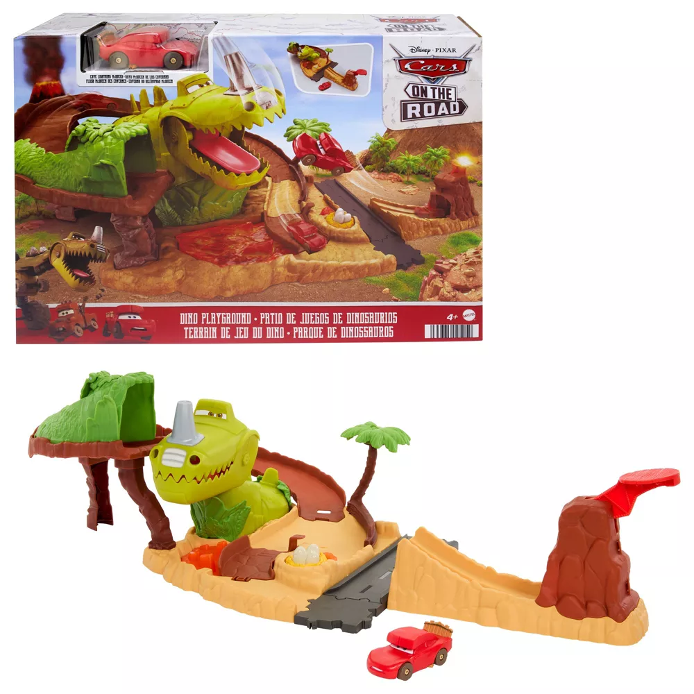 Mattel Terrain De Jeu Dinosaures Disney Pixar Cars : Sur La Route 8 Mattel Terrain De Jeu Dinosaures Disney Pixar Cars : Sur La Route – Image 6