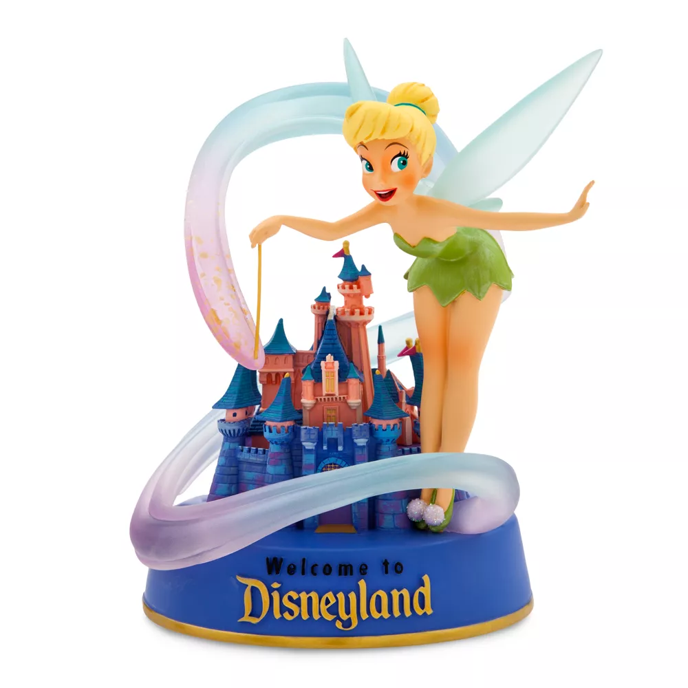Disneyland Figurine Clochette Et Château De La Belle Au Bois Dormant, Disney100 Eras 3 Disneyland Figurine Clochette Et Château De La Belle Au Bois Dormant, Disney100 Eras