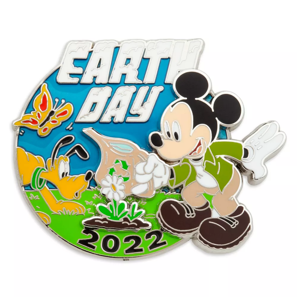 Disney Store Pin's Jour De La Terre Mickey Et Pluto 2022 3 Disney Store Pin's Jour De La Terre Mickey Et Pluto 2022