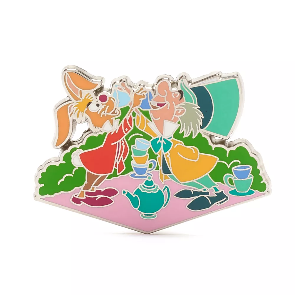 Disney Store Pin's Chapelier Fou Et Lièvre De Mars, Alice Au Pays Des Merveilles 3 Disney Store Pin's Chapelier Fou Et Lièvre De Mars, Alice Au Pays Des Merveilles
