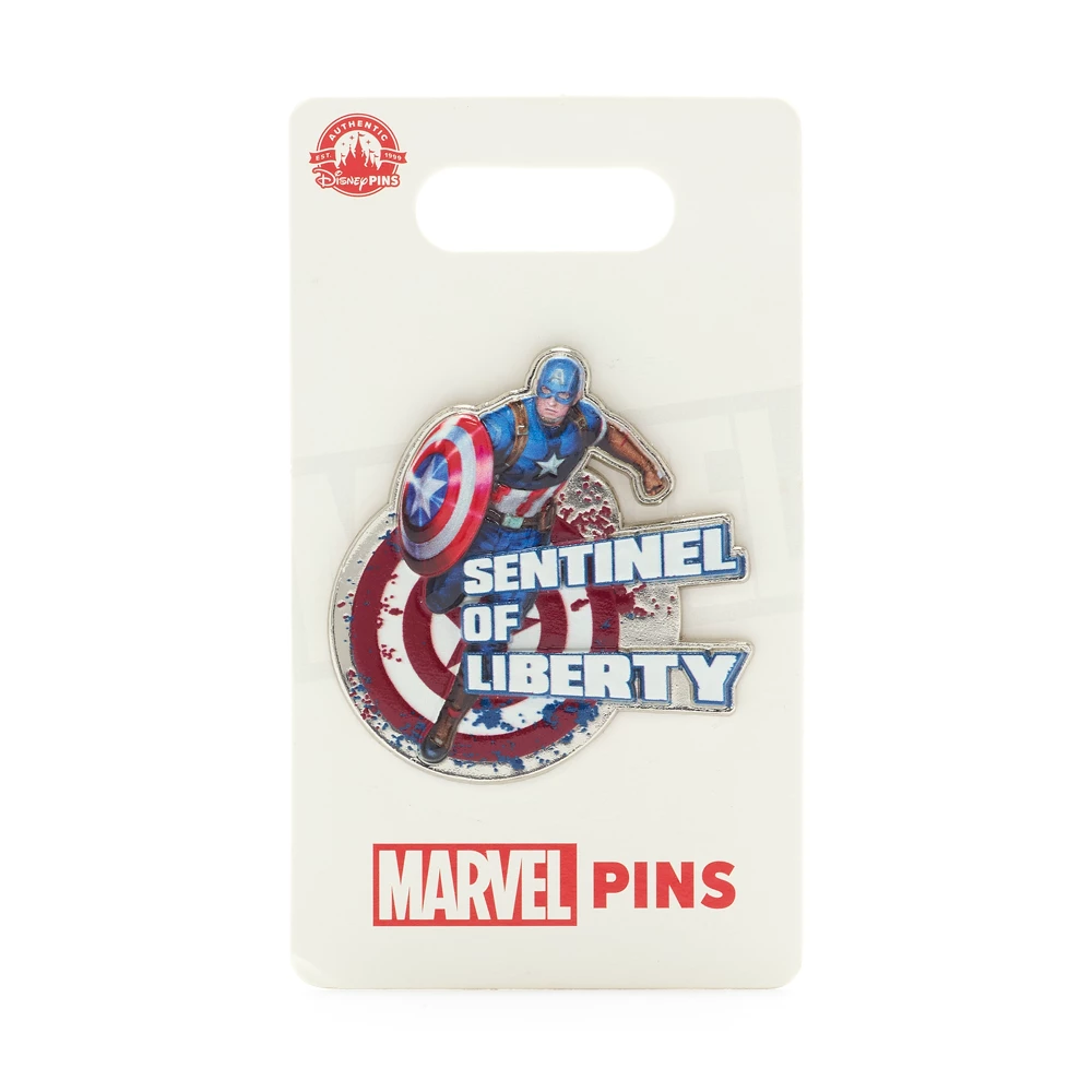 Disney Store Pin's Captain America, Captain America: Sentinel Of Liberty 4 Disney Store Pin's Captain America, Captain America: Sentinel Of Liberty – Image 2