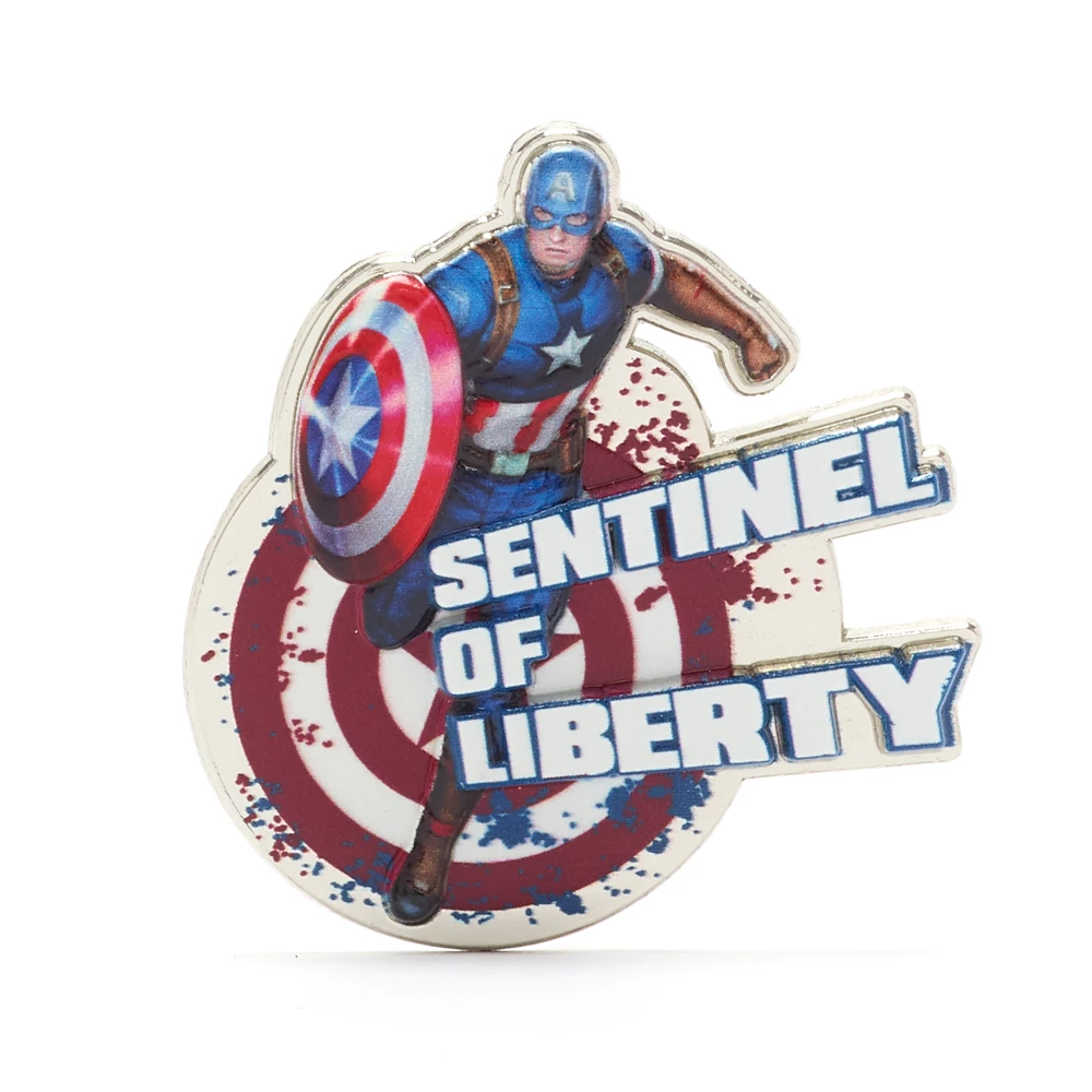 Disney Store Pin's Captain America, Captain America: Sentinel Of Liberty 3 Disney Store Pin's Captain America, Captain America: Sentinel Of Liberty