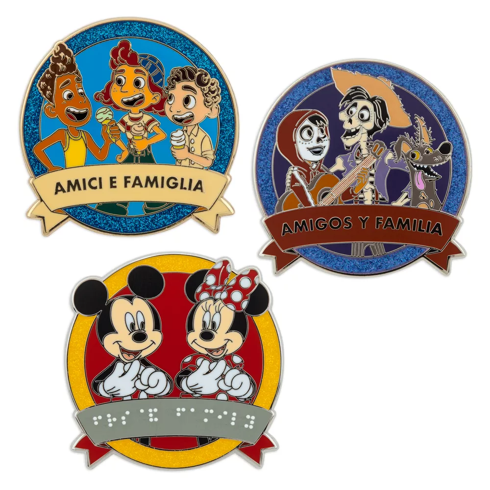 Disney One Family Ensemble De Pin's Mystère "Friends And Family" Multilingue 4 Disney One Family Ensemble De Pin's Mystère "Friends And Family" Multilingue – Image 2