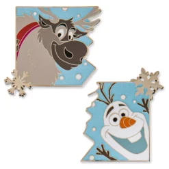 Disney One Family Pin's Olaf Et Sven "Amis Pour La Vie", La Reine Des Neiges