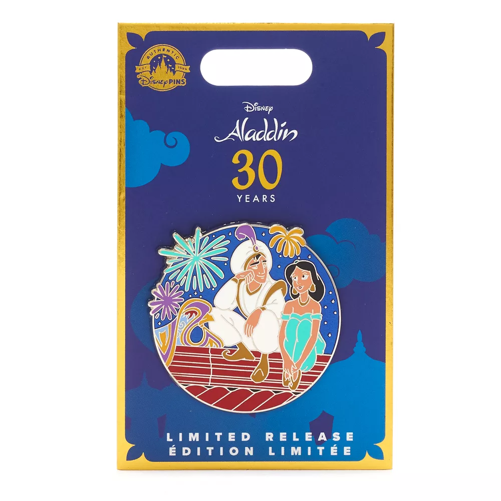 Disney Store Pin's Aladdin Et Princesse Jasmine En édition Limitée, Aladdin 4 Disney Store Pin's Aladdin Et Princesse Jasmine En édition Limitée, Aladdin – Image 2