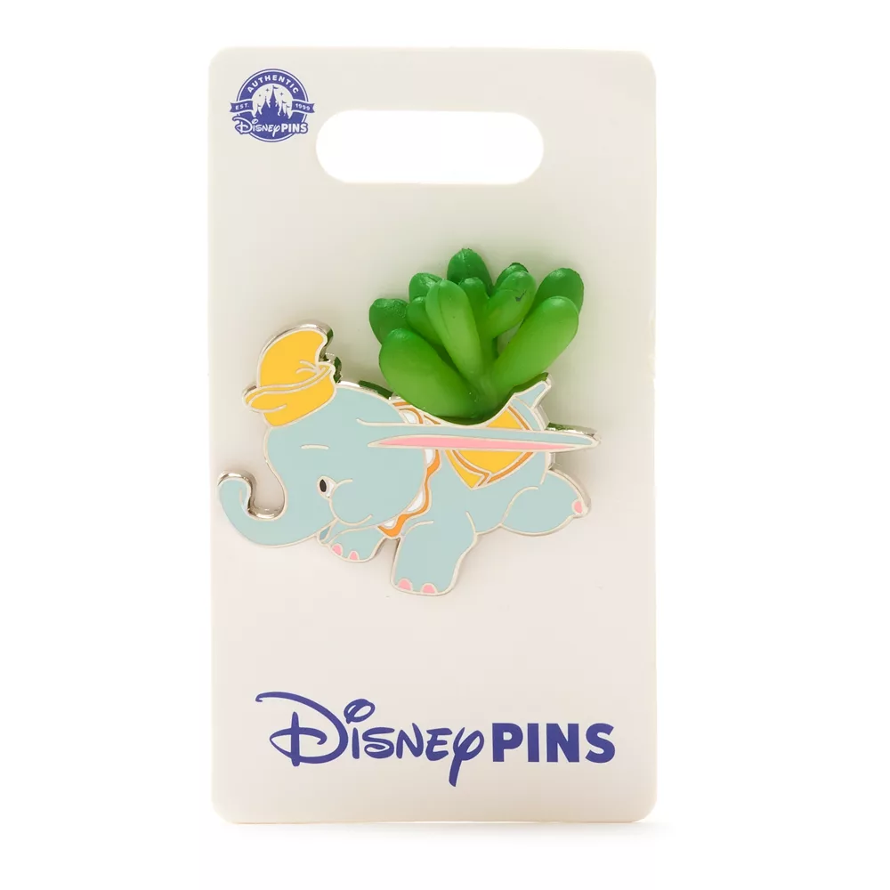 Disney Store Pin's Dumbo Avec Plante Artificielle 4 Disney Store Pin's Dumbo Avec Plante Artificielle – Image 2
