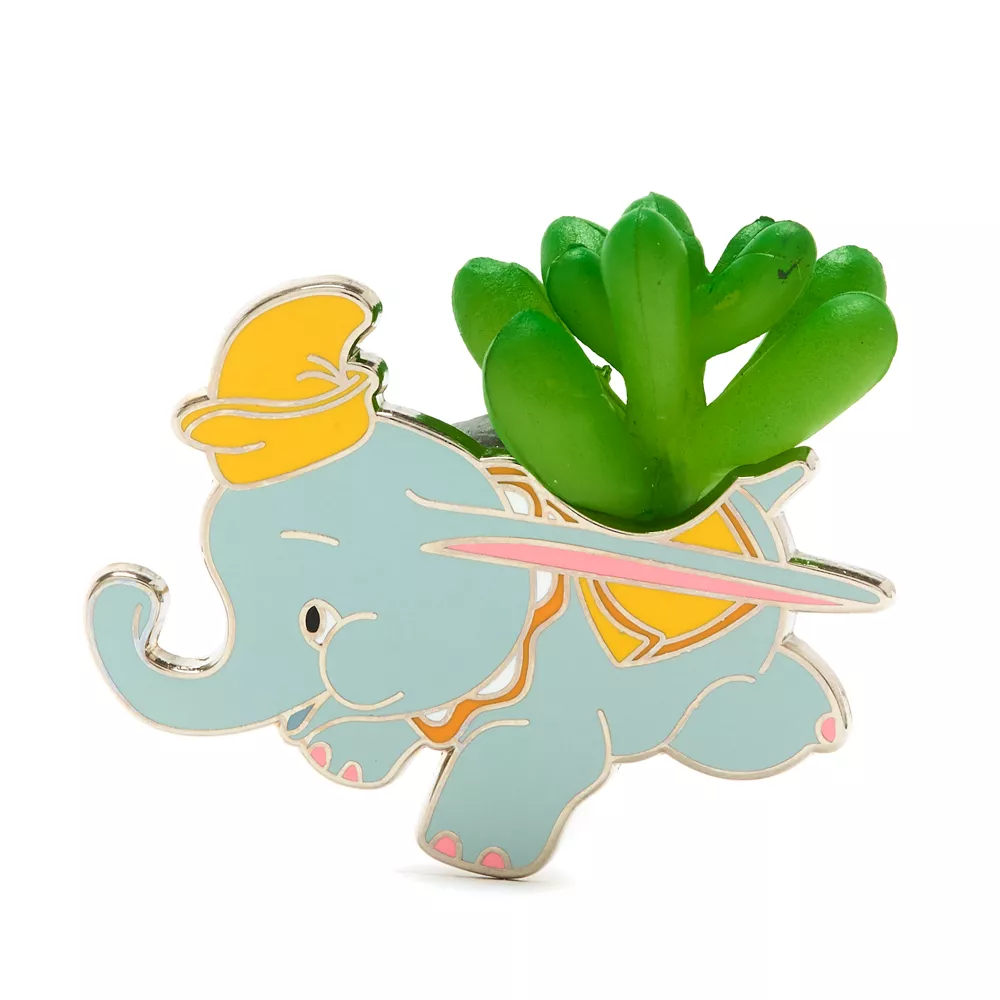 Disney Store Pin's Dumbo Avec Plante Artificielle 3 Disney Store Pin's Dumbo Avec Plante Artificielle