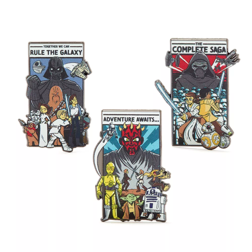 Disney Store Ensemble De Pin's Star Wars 3 Disney Store Ensemble De Pin's Star Wars