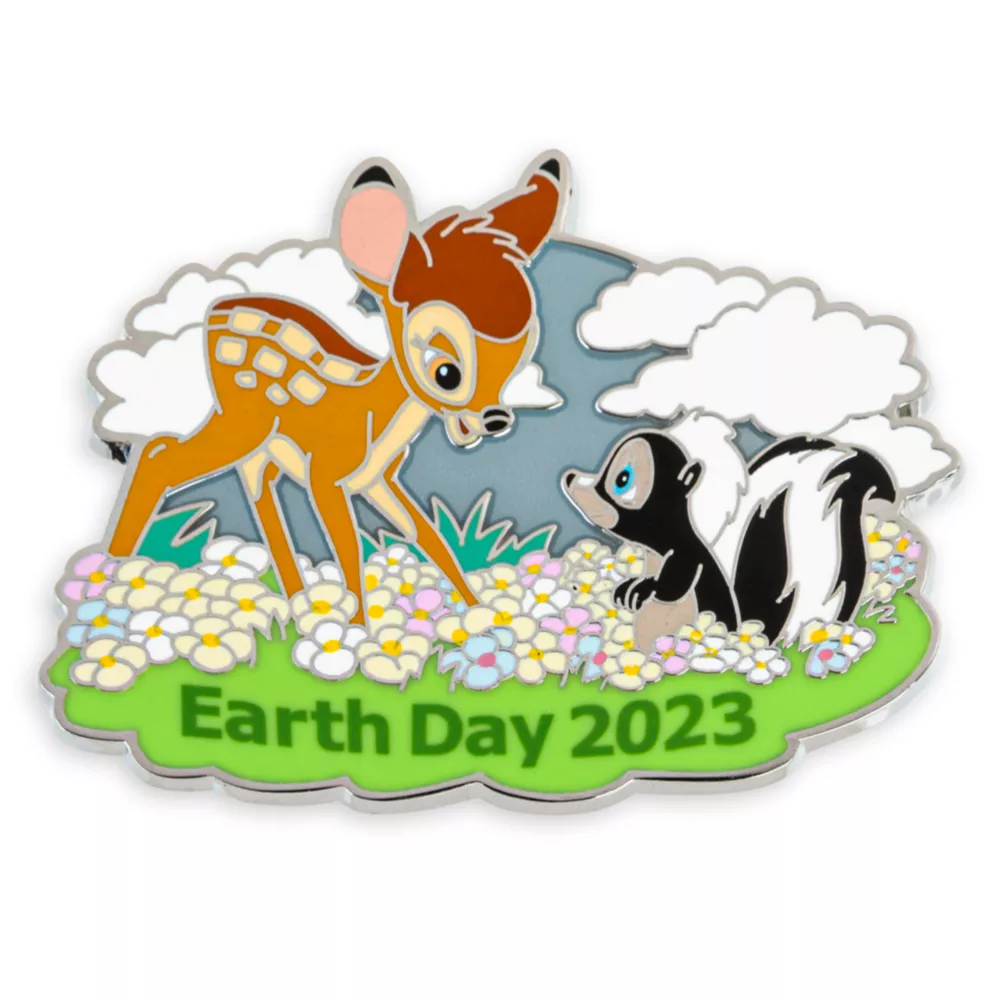 Disney Store Pin's Bambi Et Fleur En édition Limitée, Jour De La Terre 2023 3 Disney Store Pin's Bambi Et Fleur En édition Limitée, Jour De La Terre 2023